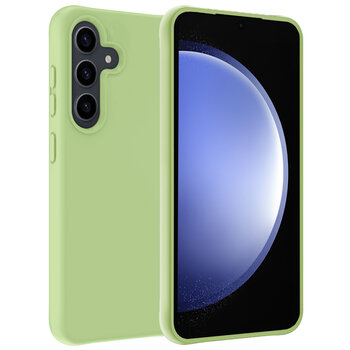 Samsung Galaxy S23 FE Hoesje Siliconen Hoes Case Cover - Groen