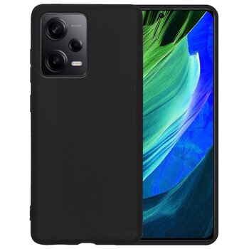 Xiaomi Redmi Note 12 Pro Hoesje Siliconen Hoes Case Cover - Zwart