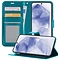  Samsung Galaxy A55 Hoesje Book Case Kunstleer Cover Hoes - Turquoise
