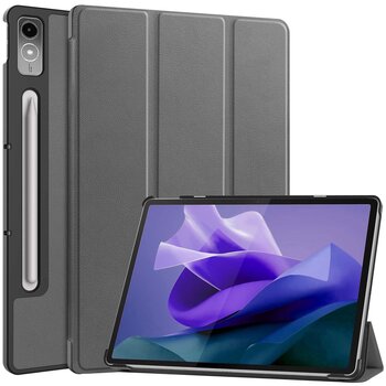 Lenovo Tab P12 Hoesje Book Case - Grijs