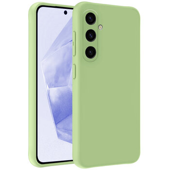 Samsung Galaxy A35 5G Hoesje Siliconen Hoes Case Cover - Groen