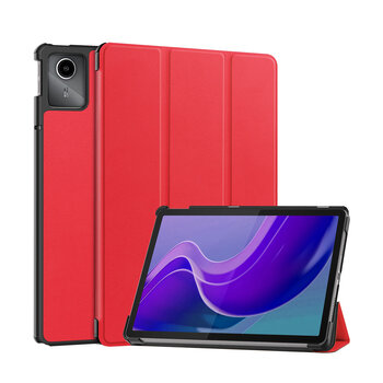 Betaalbare Hoesjes Lenovo Tab M11 Hoesje Book Case - Rood