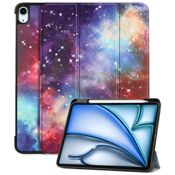 Betaalbare Hoesjes iPad Air 6 13 (2024) Hoesje Book Case - Galaxy