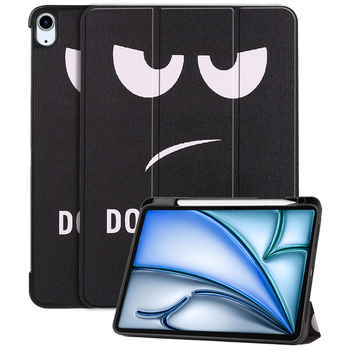 Betaalbare Hoesjes iPad Air 6 13 (2024) Hoesje Book Case - Don't Touch Me