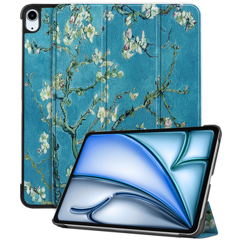 Betaalbare Hoesjes iPad Air 6 11 (2024) Hoesje Book Case - Bloesem