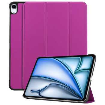 Betaalbare Hoesjes iPad Air 6 11 (2024) Hoesje Book Case - Paars