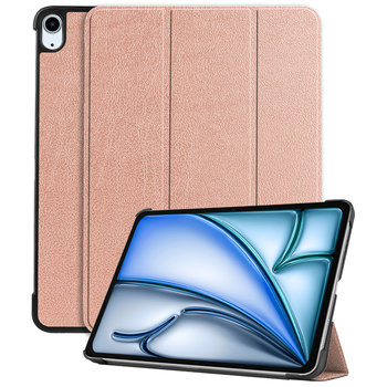 Betaalbare Hoesjes iPad Air 6 11 (2024) Hoesje Book Case - Rose goud