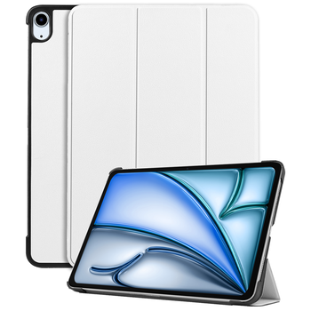 Betaalbare Hoesjes iPad Air 6 11 (2024) Hoesje Book Case - Wit