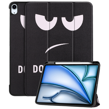 Betaalbare Hoesjes iPad Air 6 11 (2024) Hoesje Book Case - Don't Touch Me