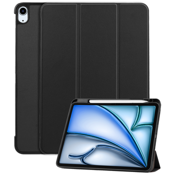 Betaalbare Hoesjes iPad Air 6 11 (2024) Hoesje Book Case - Zwart