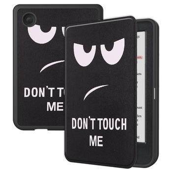 Betaalbare Hoesjes Kobo Clara Colour Hoesje Book Case - Don't Touch Me