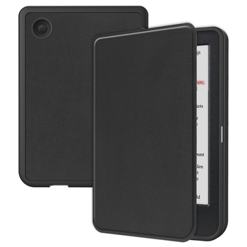 Betaalbare Hoesjes Kobo Clara Colour Hoesje Book Case - Zwart