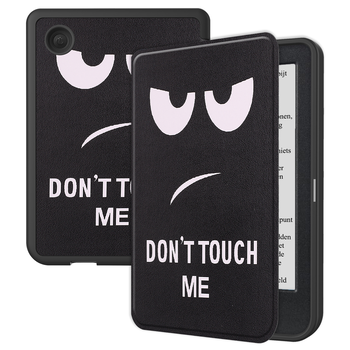 Betaalbare Hoesjes Kobo Clara BW Hoesje Book Case - Don't Touch Me