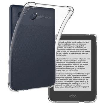 Betaalbare Hoesjes Kobo Clara BW Hoesje Back Cover - Transparant