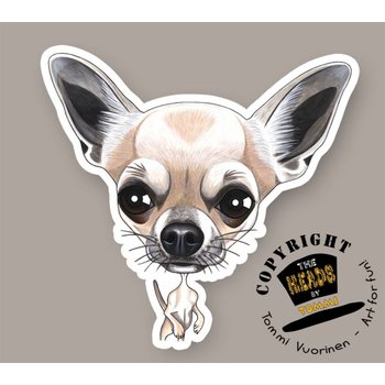 Heads Chihuahua