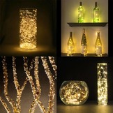 22M LED Kupferdraht Lichterkette mit Schalter, 200er LEDs, Wasserdicht Warmweiß