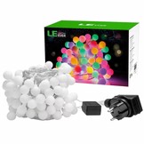 100er LED Kugel Lichterkette, 10M Mehrfarbig, 8 Modi mit Memory-Funktion, Innen/ Außen, RGB