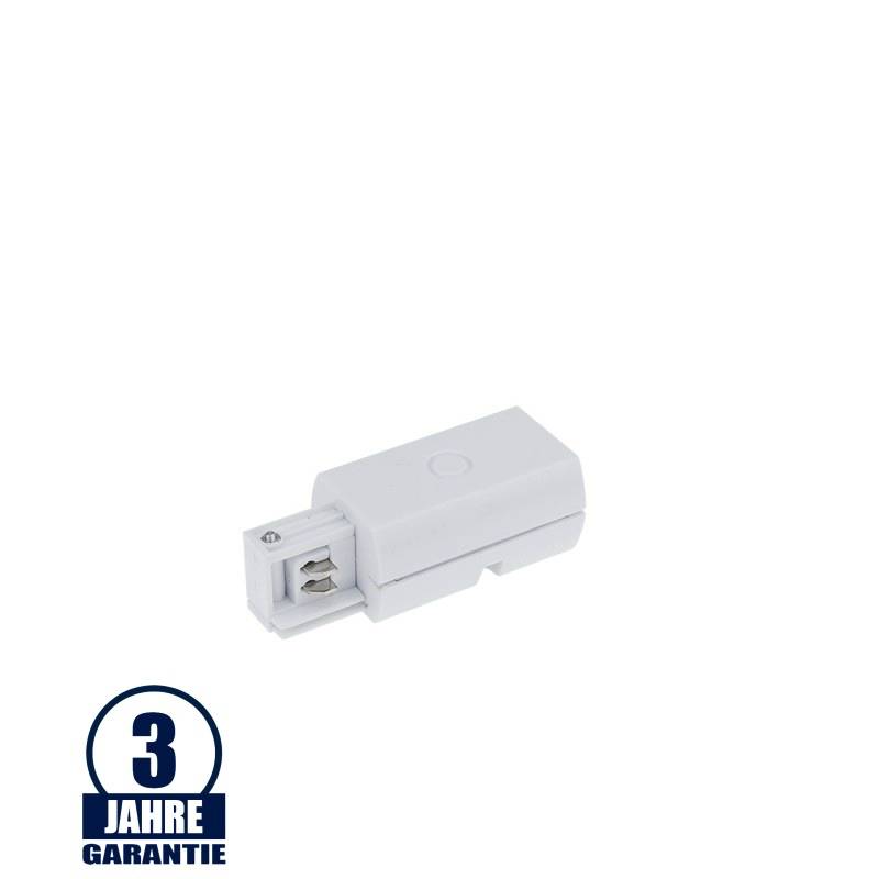 L-Anfangseinspeisung für 3Ph. Stromschiene Professional Weiß