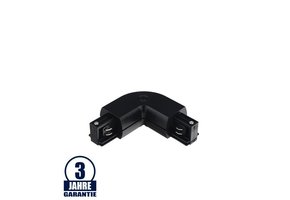 L-Verbinder für 3Ph. Stromschiene Professional Schwarz