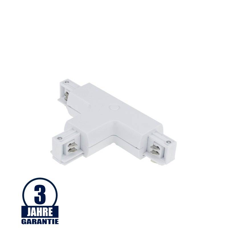 T-Verbinder für 3Ph. Stromschiene Professional Weiß