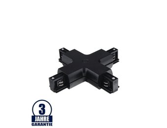 Kreuz-Verbinder für 3Ph. Stromschiene Professional Schwarz