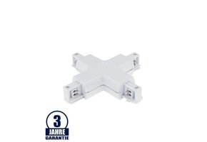Kreuz-Verbinder für 3Ph. Stromschiene Professional Weiß