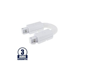 Flex-Verbinder für 3Ph. Stromschiene Professional Weiß