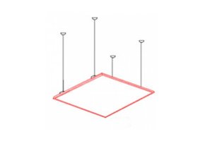 Seilabhängung SET für LED Panel