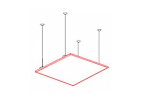 Seilabhängung SET für LED Panel
