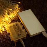 USB Lichterkette LED Lichtervorhang 300 LEDs 8 Modi 3m * 3m IP44