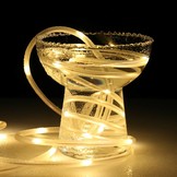 USB Lichtschlauch mit 100 LEDs, 10M LED Lichterkette mit Fernbedienung, IP65 Wasserfest, Zeitschaltuhr Merkfunktion