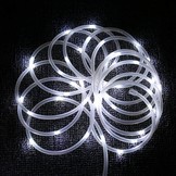 USB Lichtschlauch mit 100 LEDs, 10M LED Lichterkette mit Fernbedienung, IP65 Wasserfest, Zeitschaltuhr Merkfunktion