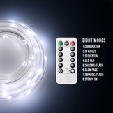 USB Lichtschlauch mit 100 LEDs, 10M LED Lichterkette mit Fernbedienung, IP65 Wasserfest, Zeitschaltuhr Merkfunktion