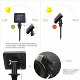 Solarlichterkette, 10 Meter, Wasserdicht, 1,2V, Portable, Weihnachtsbeleuchtung, mit dem Lichtsensor, Warmweiß