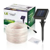 Solarlichterkette, 10 Meter, Wasserdicht, 1,2V, Portable, Weihnachtsbeleuchtung, mit dem Lichtsensor, Warmweiß
