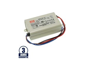 MEAN WELL 12V DC Kunststoff Netzteil IP42  16W bis 36W