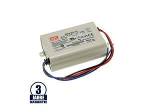 MEAN WELL 12V DC Kunststoff Netzteil IP42  16W bis 36W
