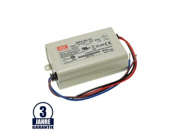 MEAN WELL 12V DC Kunststoff Netzteil IP42  16W bis 36W