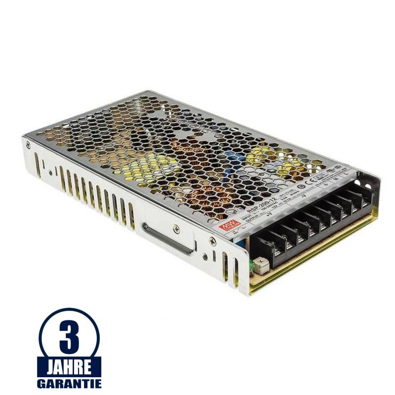 MEAN WELL 12V DC Metall Netzteil 75W bis 320W