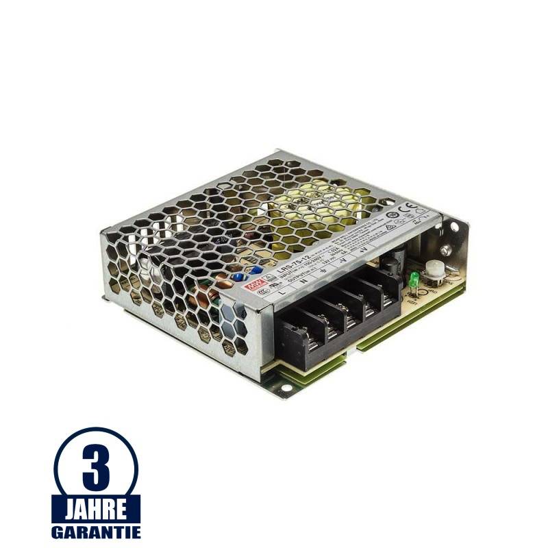 MEAN WELL 12V DC Metall Netzteil 75W bis 320W
