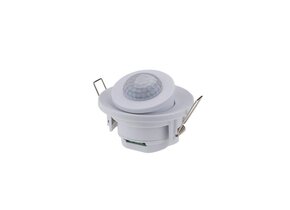 LED Bewegungsmelder Einbau Schwenkbar bis 300W Ø8m 360° IP20