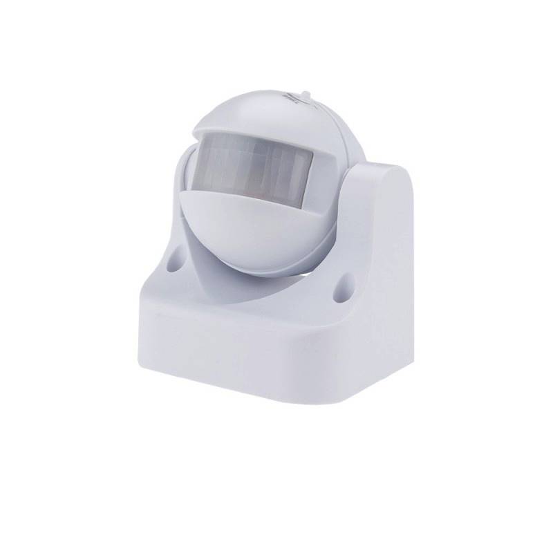 LED Bewegungsmelder Wandmontage bis 300W Ø12m 180° IP44