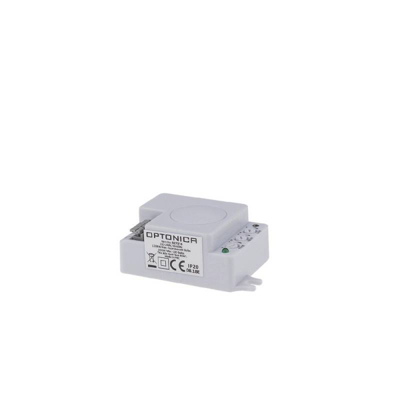 LED HF-Bewegungsmelder bis 300W Ø3-10m 360° IP20