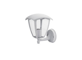 Außen Laterne mit E27 Fassung Wandmontage "UP" Weiß