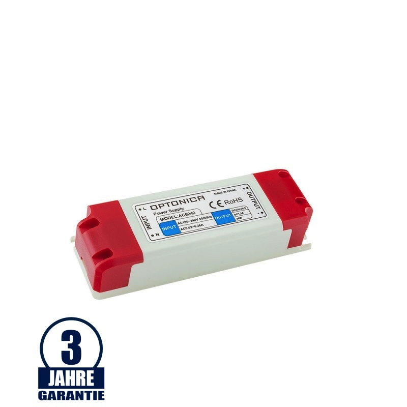 12V DC Kunststoff Netzteil Professionell 24W bis 60W