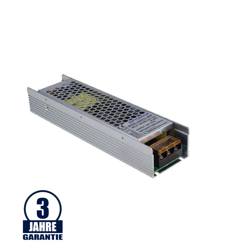 12V DC Metall Netzteil Professional Slim 60W bis 200W