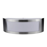 Wandlampe mit E27 Fassung Edelstahl Classic IP44