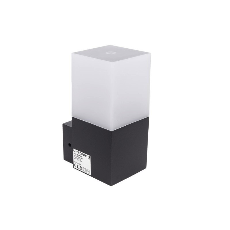 Wandlampe mit E27 Fassung Dunkelgrau IP44