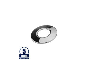 Chrom Abdeckung für 10W LED Einbauspot Rund CCT Dimmbar IP65