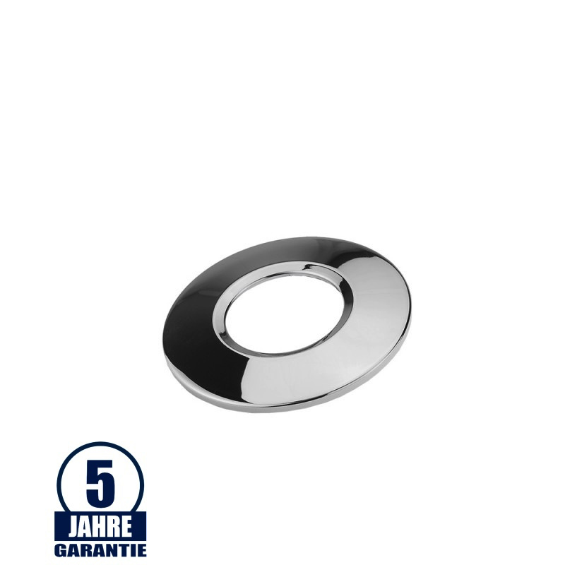 Chrom Abdeckung für 10W LED Einbauspot Rund CCT Dimmbar IP65